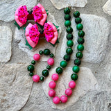 Watermelon Mice Mini Bow Set