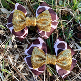 Giraffe Mini Bow Set