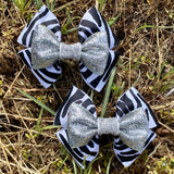 Zebra Mini Bow Set