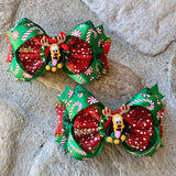 Very Merry Christmas Mini Bow Set
