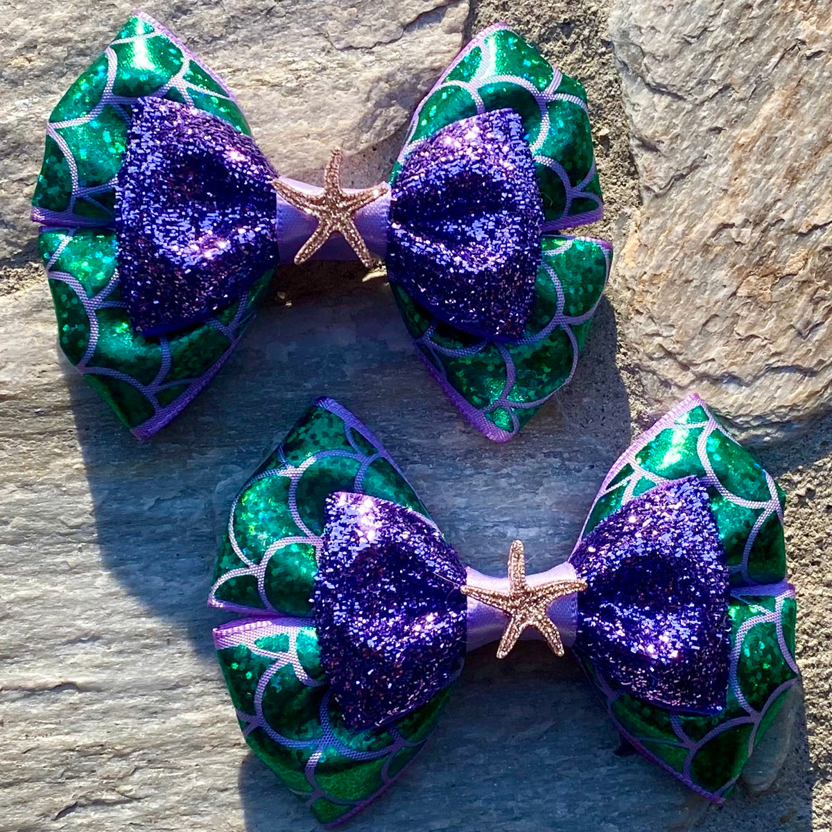 Little Mermaid Mini Bow Set – Miss Maegan