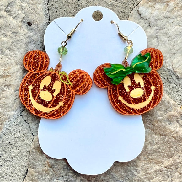 Pumpkin Mice 2025 Earrings