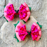 Watermelon Mice Mini Bow Set