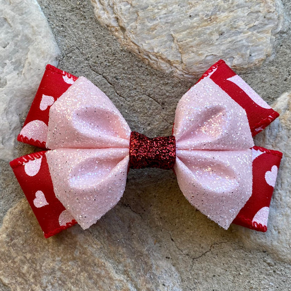Valentines Day Hair Bow