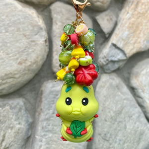 Caterpillar Purse Charm